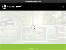Tablet Screenshot of postingsigns.com